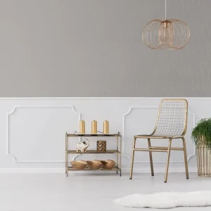 Marquise Plain - Light Quartz Wallpaper