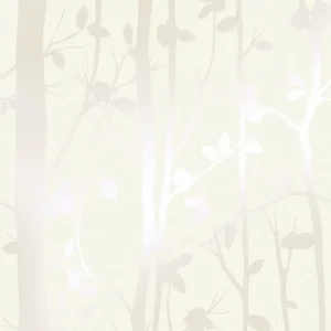 Cottonwood Pearlescent White Wallpaper