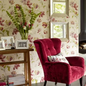 Gosford Cranberry Wallpaper