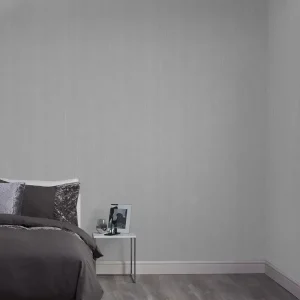 Glitter Stria Wallpaper Silver