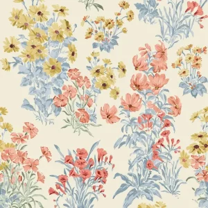 Megan Wallpaper - Ochre Yellow