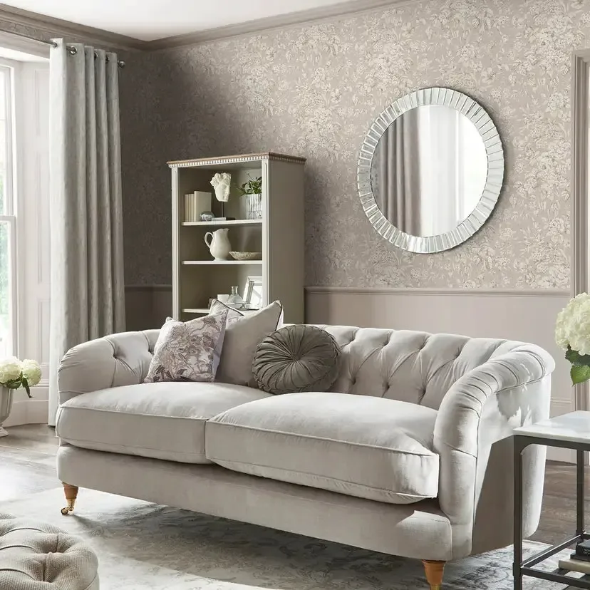 Heledd Blooms Wallpaper - Dove Grey - Image 2
