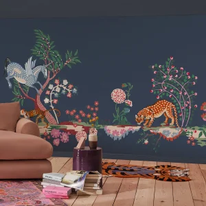 Painted Kingdom Navy Fixed Size Mural