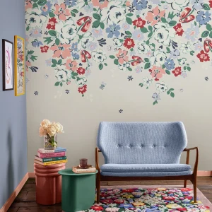 Clifton Floral Cream Fixed Size Mural