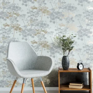 Meadow Grey Wallpaper