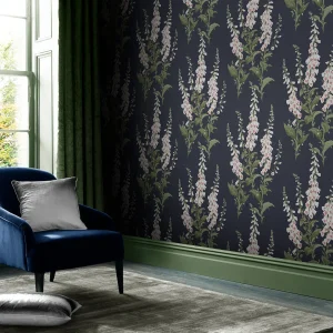 Foxglove Midnight Wallpaper