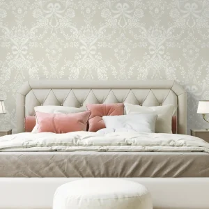 Bow Damask Taupe