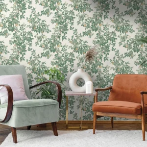 Orange Tree Cream Green