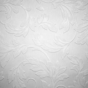 Large Scrolling Leaf Paintable Wallpaper