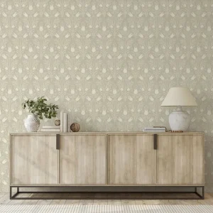 Heritage Tulip Wallpaper Taupe