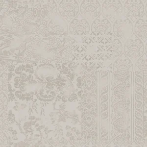 Distressed Aztec Taupe Wallpaper