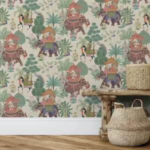 Emperor's Garden Wallpaper Stone