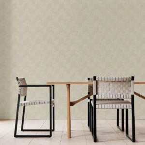 Zig Zag Meander Wallpaper Cream