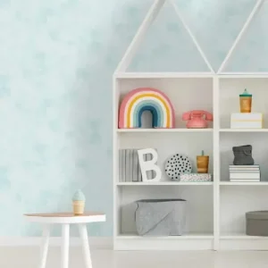 iridescent Texture Teal Wallpaper