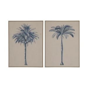Alcazar Palms Wall Art Set of 2 in Nautical