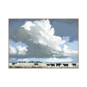 Cloudland Pasture Wall Art in Hayfield