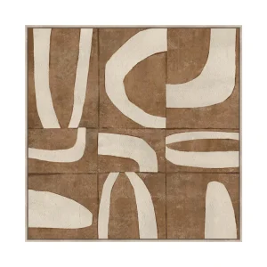 Curved Echoes Wall Art XL in Nutmeg