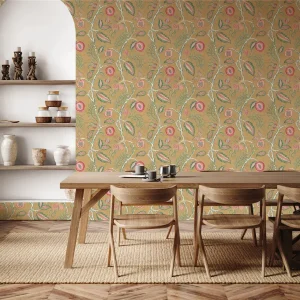 Fruits of Paradise Wallpaper Ochre