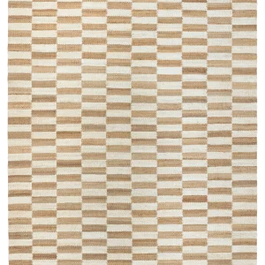 Damier Rug in Chalk