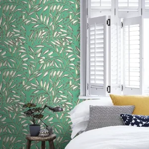 Lorena Vine - Emerald Wallpaper