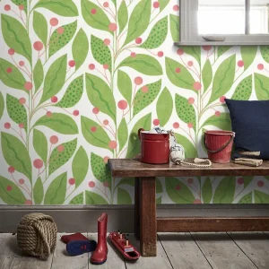 Berry Dot - Pear & Peach Wallpaper