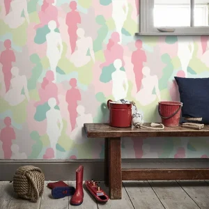 Silhouette - Taffy Cream Wallpaper