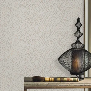 Webbing Geometric Wallpaper Beige