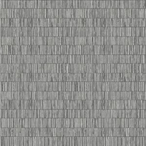 Bamboo Screen Silver on Grey
