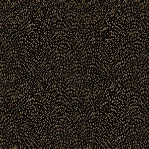Fan Fleck Gold on Black