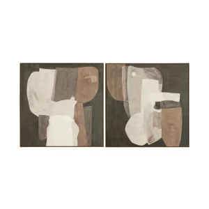 Espresso Roast Wall Art Set of 2 in Coffee