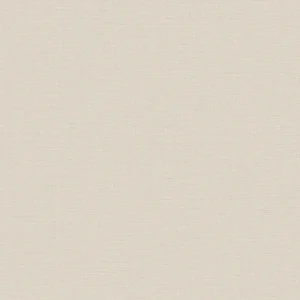 Plain Linen-Effect Cream Wallpaper