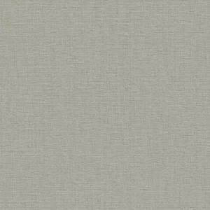 Plain Linen-Effect Beige Wallpaper