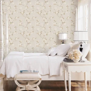 Dogwood Floral Beige / Gold