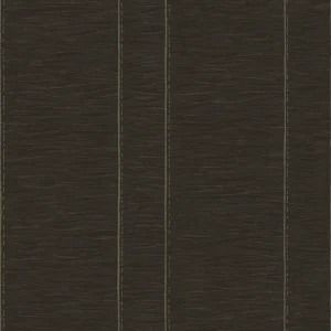 Pleated Stripe Brown / Gold