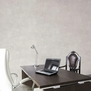 Plaster Effect Wallpaper Light Grey