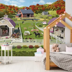 Horse & Pony Stables Mural