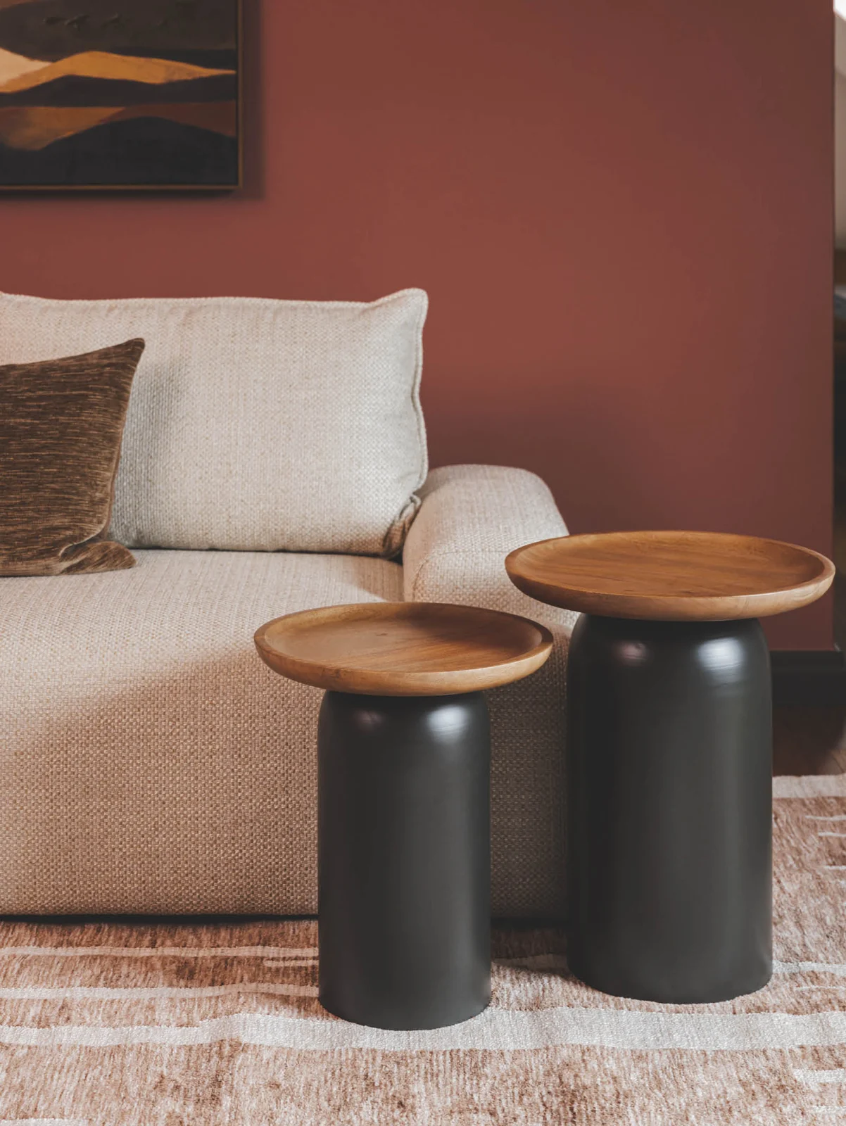 Infinity Side Table in Nutmeg - Image 2