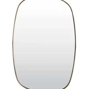 Idro Mirror in Antique Brass