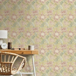 Morris Major Sage Ochre & Dusty Pink