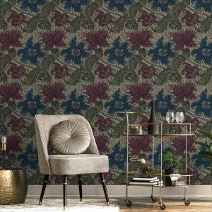 Morris Major Burgundy and Sage