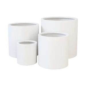 Loma Planters in Bone