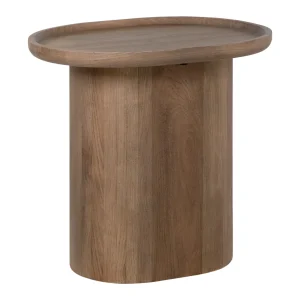 Maurula Oak Side Table in Cumin