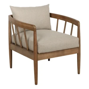 Oakwin Oak Armchair in Martini Irish Cream