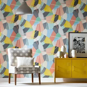 Abstract Geo - Pastel Pop Wallpaper
