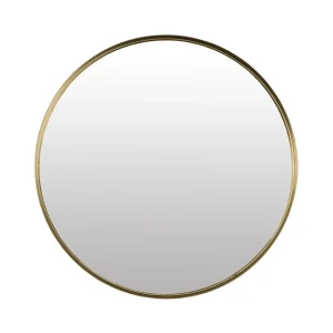 Orta Mirror in Antique Brass