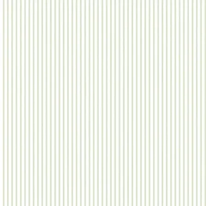 Ticking Stripe Wallpaper Apple Green