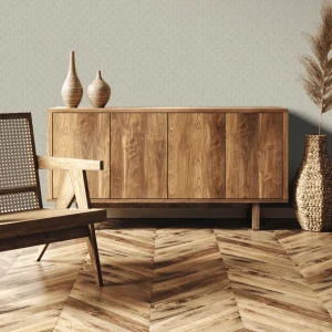 Fan Geometric Wallpaper Soft Beige