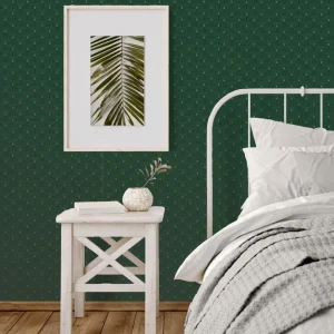 Geo Key Wallpaper Green/Gold