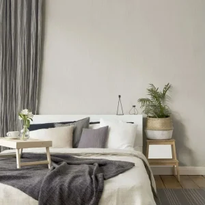 Silk Cascade Wallpaper Ivory