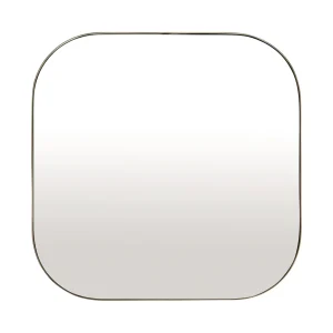 Resia Mirror L in Antique Brass